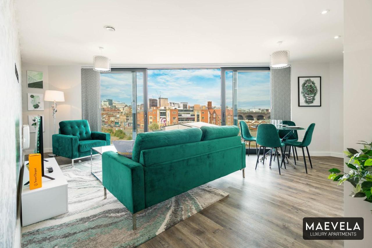 Maevela Apartments - Luxury Top Floor Penthouse - With Parking - 2 Bedroom New Build Apartment ✪ City Centre, Digbeth ✓ With Huge Patio Sliding Doors - City View - Rooftop Terrace - Ps4 & Smart Tv'S Birmingham Ngoại thất bức ảnh