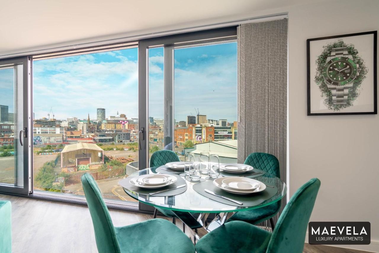 Maevela Apartments - Luxury Top Floor Penthouse - With Parking - 2 Bedroom New Build Apartment ✪ City Centre, Digbeth ✓ With Huge Patio Sliding Doors - City View - Rooftop Terrace - Ps4 & Smart Tv'S Birmingham Ngoại thất bức ảnh