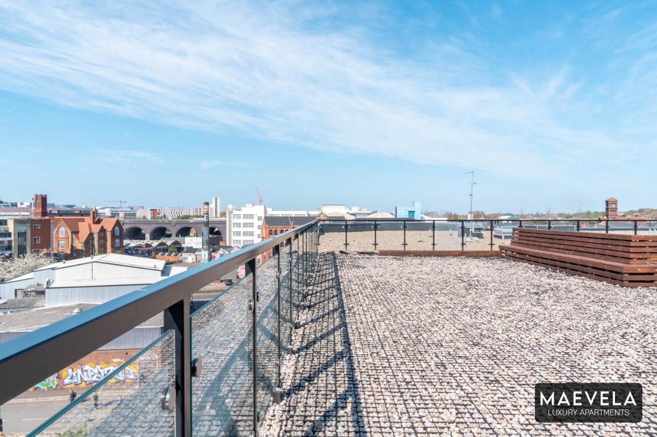Maevela Apartments - Luxury Top Floor Penthouse - With Parking - 2 Bedroom New Build Apartment ✪ City Centre, Digbeth ✓ With Huge Patio Sliding Doors - City View - Rooftop Terrace - Ps4 & Smart Tv'S Birmingham Ngoại thất bức ảnh