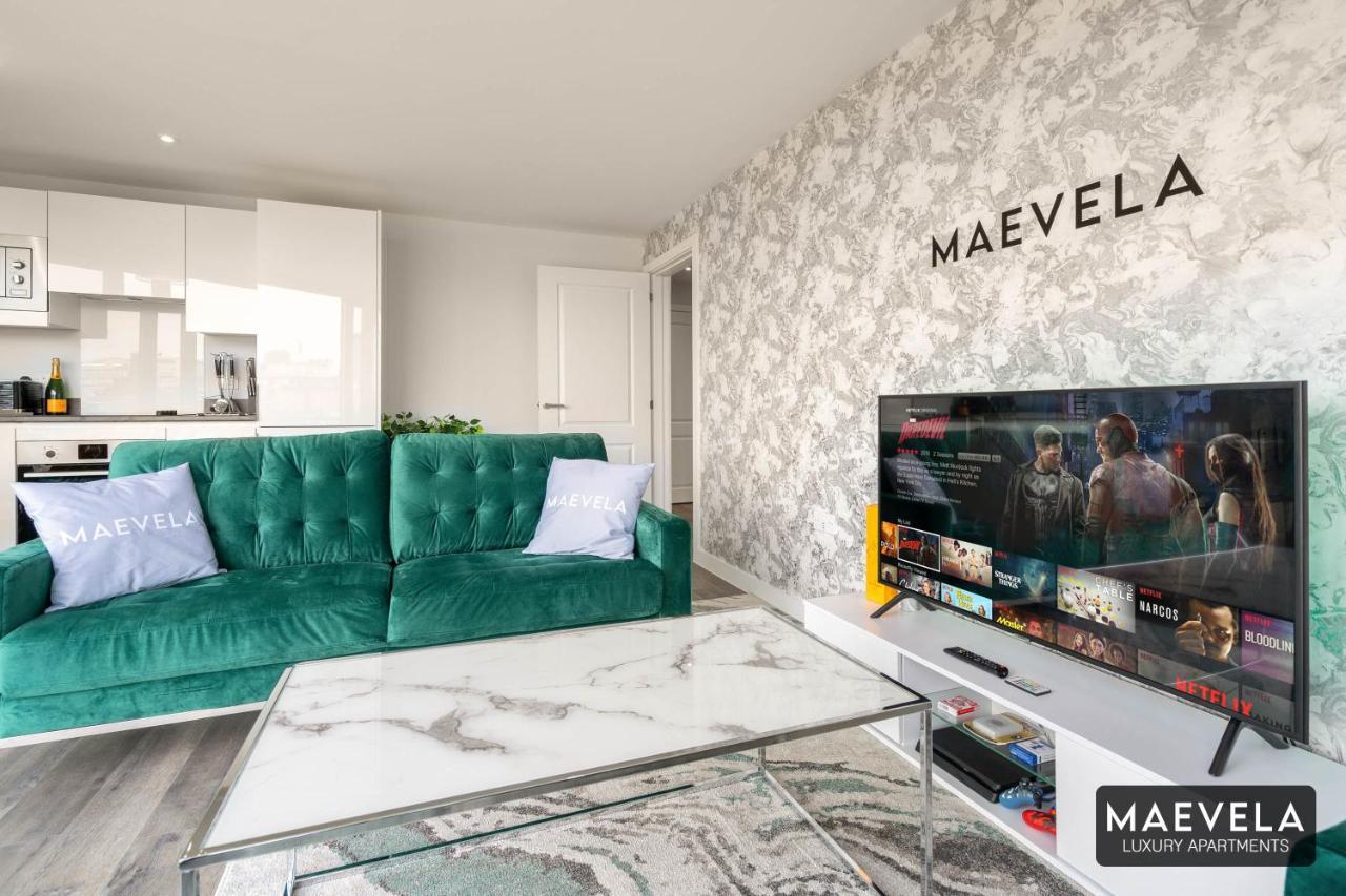 Maevela Apartments - Luxury Top Floor Penthouse - With Parking - 2 Bedroom New Build Apartment ✪ City Centre, Digbeth ✓ With Huge Patio Sliding Doors - City View - Rooftop Terrace - Ps4 & Smart Tv'S Birmingham Ngoại thất bức ảnh