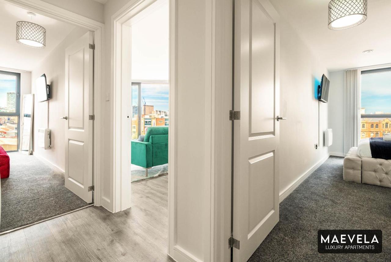Maevela Apartments - Luxury Top Floor Penthouse - With Parking - 2 Bedroom New Build Apartment ✪ City Centre, Digbeth ✓ With Huge Patio Sliding Doors - City View - Rooftop Terrace - Ps4 & Smart Tv'S Birmingham Ngoại thất bức ảnh