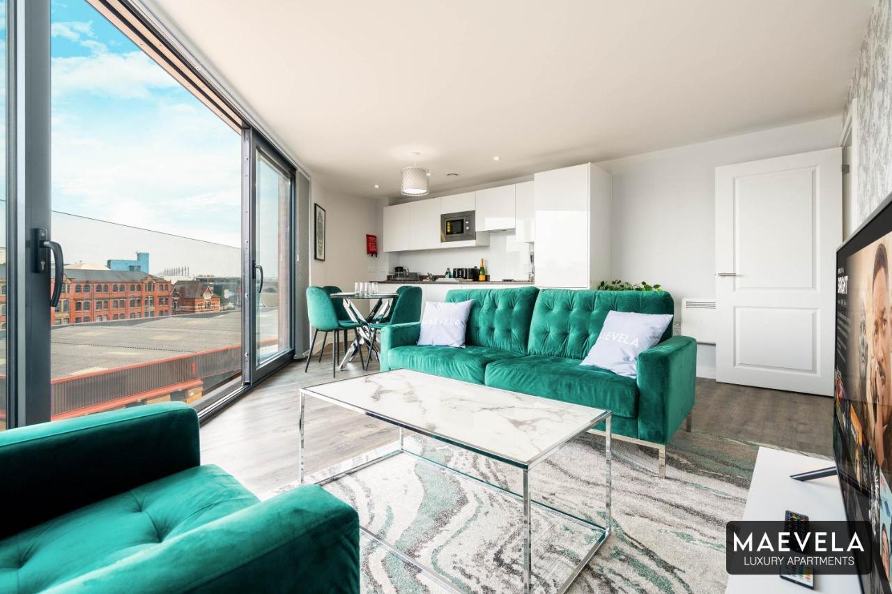 Maevela Apartments - Luxury Top Floor Penthouse - With Parking - 2 Bedroom New Build Apartment ✪ City Centre, Digbeth ✓ With Huge Patio Sliding Doors - City View - Rooftop Terrace - Ps4 & Smart Tv'S Birmingham Ngoại thất bức ảnh